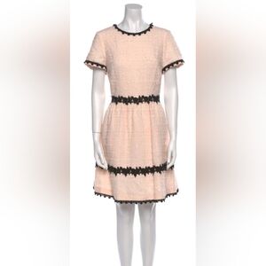 NWT Kate Spade "The Madison Ave Collection" Blush Tweed Dress Sz 12